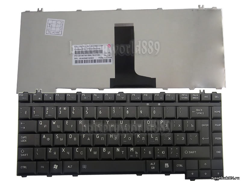 FOR Toshiba Satellite L455 L455D A300D A305 A305D A355D NSK-TAQ0R US Keyboard